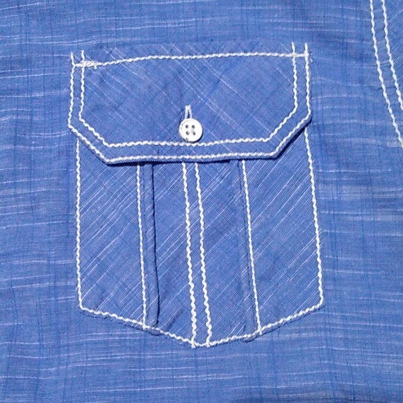 Buckle BLACK Athletic Fit button down shirt Size M Men - Picture 3 of 10